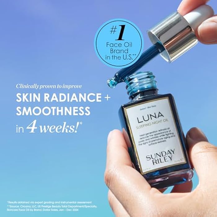 Sunday Riley Luna Retinol Sleeping Anti Aging Night Face Oil - Image 3