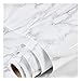 practicalWs Marble Wallpaper Granite White and Gray Wall Paper Roll 354 x 118 Kitchen Countertops Cabinet Furniture is Renovated Thick Vinyl Easy to Remove Without Leaving Glue Upgrade - Image 2
