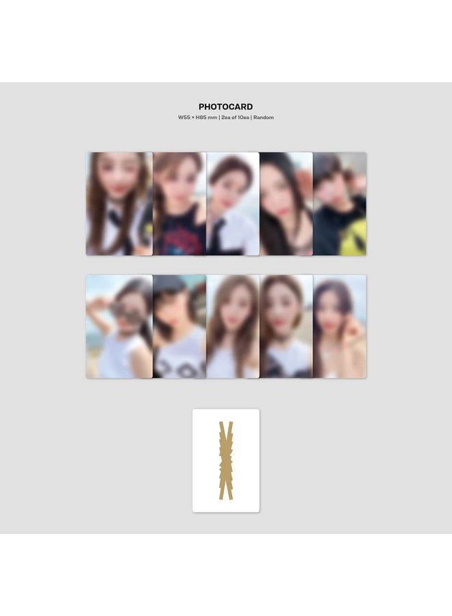 Generic LE SSERAFIM - 2nd Mini Album [ANTIFRAGILE] (Weverse Albums ver.) Card Holder + Photocard + QR Card + User Guide + 2 Pin Button Badges + 4 Extra Photocards  - Image 4