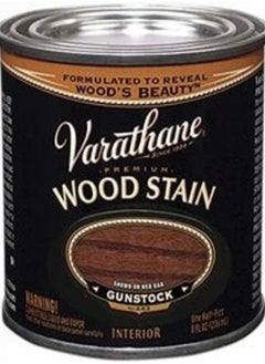 RUST-OLEUM صبغة الخشب الفاخرة Varathane 211805 من Rust-Oleum، نصف لتر من Gunstock 