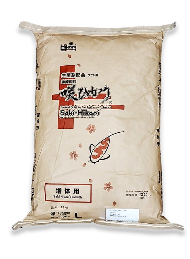 Hikari Saki Growth Koi Food Large Floating Type - 15KG - Image 1
