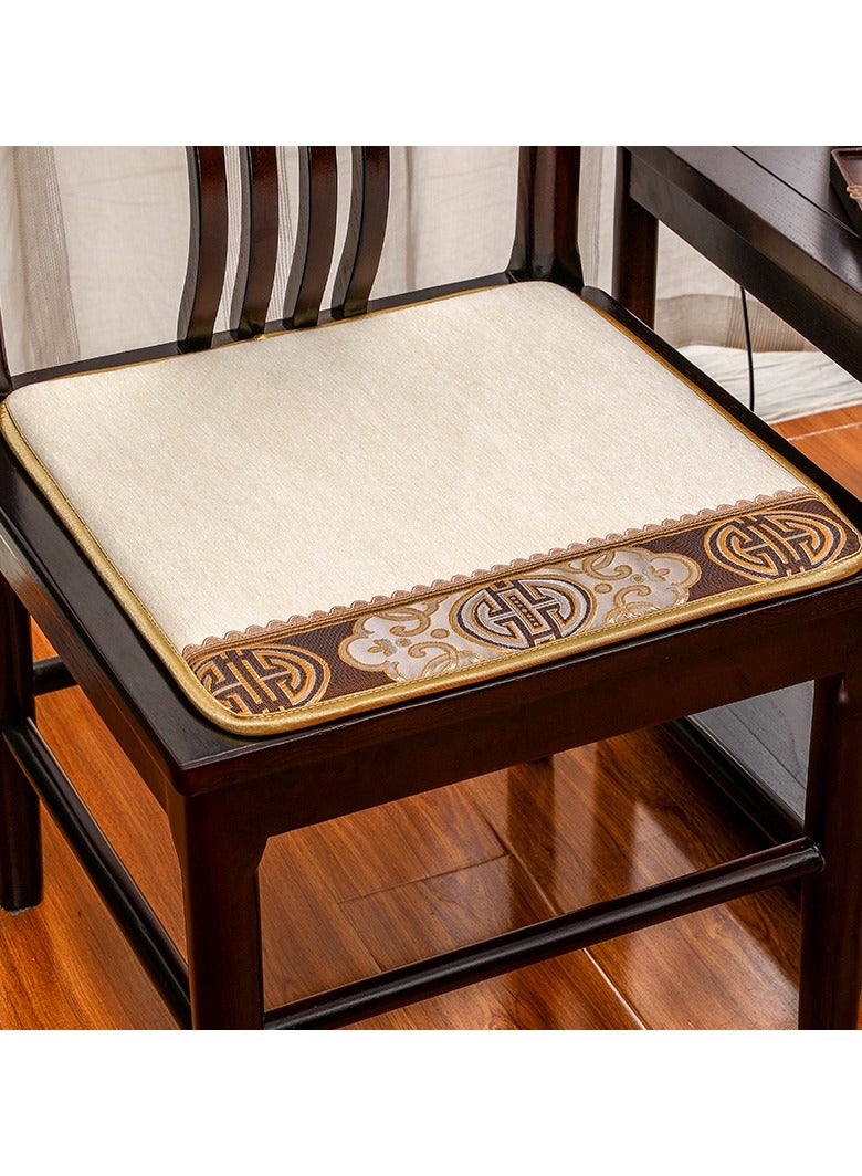 EBMINI New Four Seasons Universal New Chinese Style Solid Wood Chair Cushion 