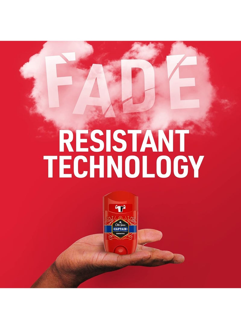 Old Spice Captain Deodorant Stick For Men, 50ml  - Image 5