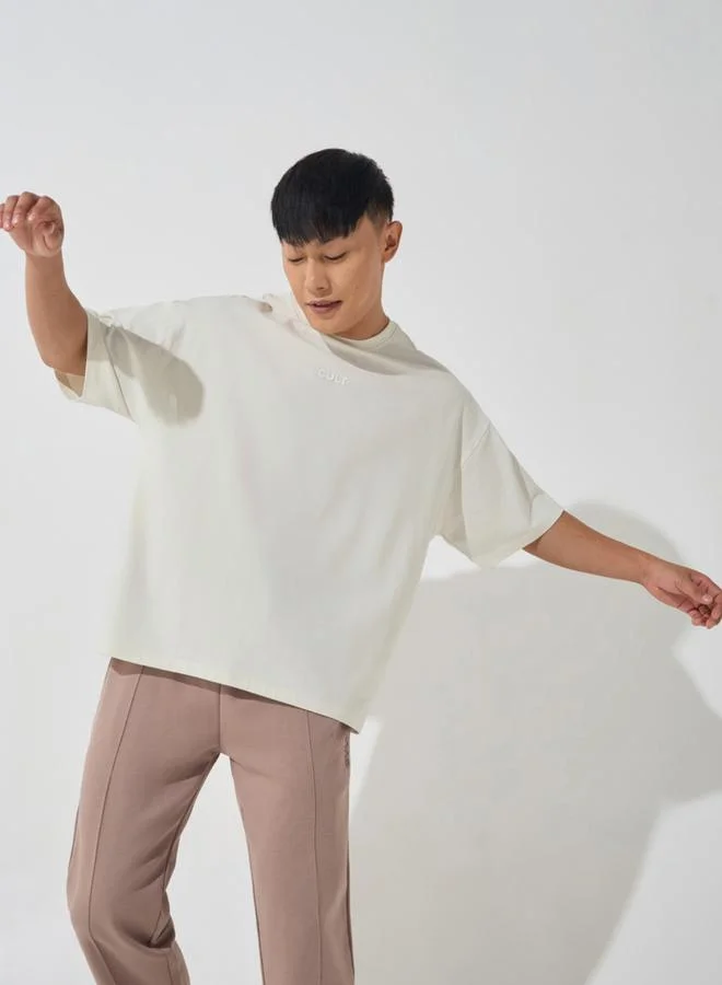 Cult Men Off-White Oversized T-Shirt