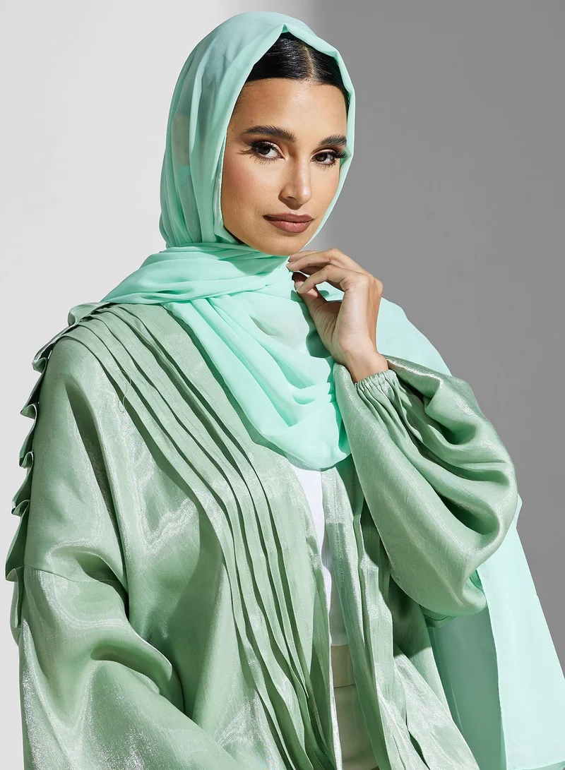 Khizana Ruched Sleeve Abaya