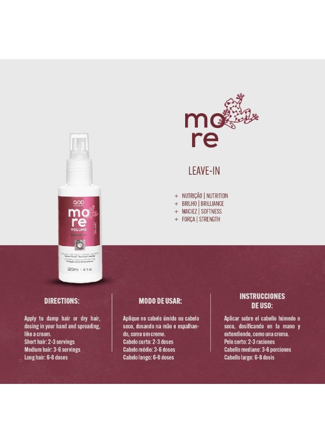 QOD PROFESIONAL MORE Volume Leave-in 120ml - Image 3