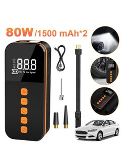 FPC Multi Functional Intelligent Portable Car Inflation Pump,Digital Display Iighting,Car Tire Electric,Wireless,Portable  - Image 1
