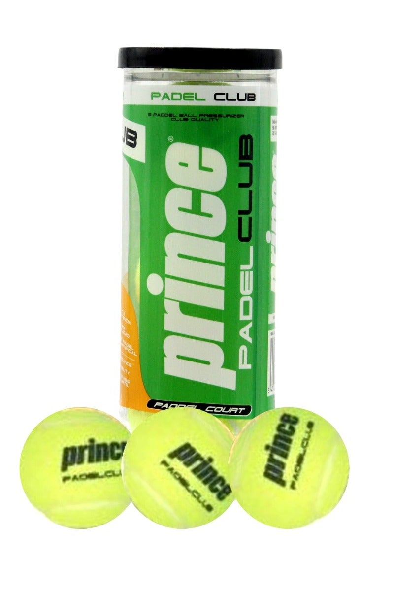 Prince Prince Padel Club Balls – 3 Ball Can – High-Performance Padel Balls for Match & Training - Image 1