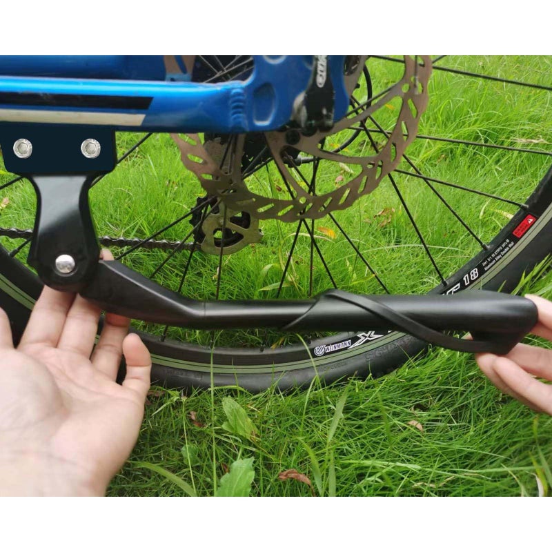 Dewier Bike Kickstand Aluminium Adjustable Bicycle Kickstand suitable Rear Side electric bicycles Fit for 26" 27.5" 29" 700C Bike Kick Stand for Bicycles ebike Kickstand (40mm Hole Distance) Storage - Image 4