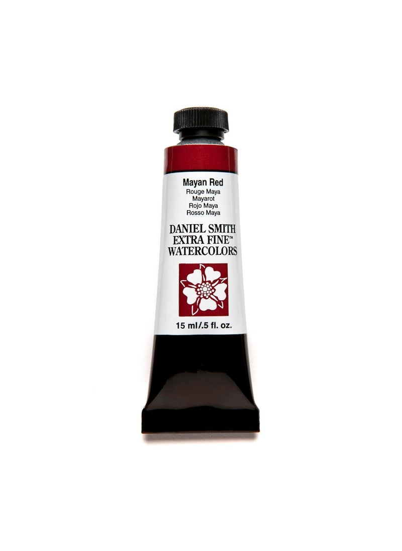 Daniel Smith - Daniel Smith Extra Fine Watercolor 15ml Paint Tube, Mayan Red - Image 1