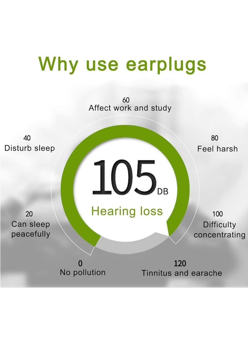 Y&D 6 Pairs Reusable Silicone Swimming Earplugs Soft and Flexible Ear Plugs for Learning - Image 5