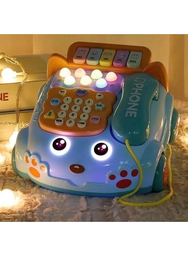 ألعاب ذكية للتعليم المبكر/آلات التعلم/أدوات تعليمية للتنمية الفكرية الإدراكية للأطفال-اللون: أزرق كبير - Image 1