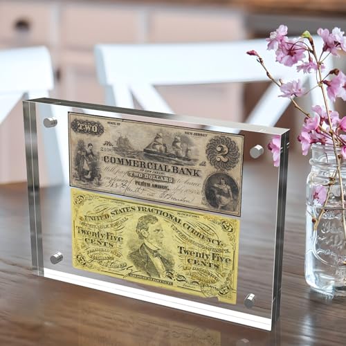 laapee 8x10 Inches Acrylic Picture Frames 1 Pack, Double Sided Magnetic Photo Frames,Free Standing on Desk or Table Clear Picture Frames - Image 5