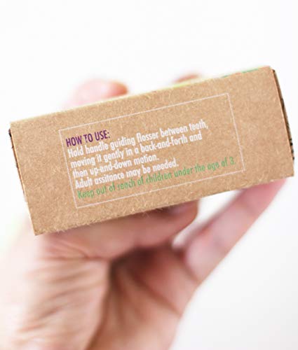 Lucky Teeth Kids Dental Floss Picks Without Fluoride, Natural Strawberry Flavor. Fun & Colorful Animal Shape Will Make Any Little one Floss. Part Biodegradable & Eco-Friendly. Prevent Tooth Decay & Gum Disease. - Image 4