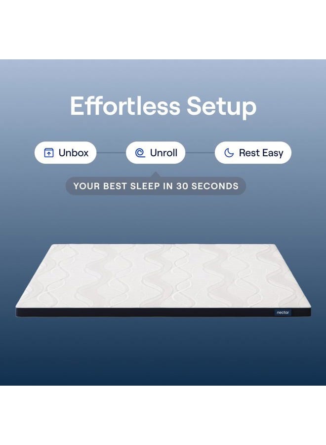 Nectar واقي مرتبة ناعم - توين XL - واقي مرتبة من رغوة الذاكرة الهلامية - قابل للتنفس ومريح - دعم وتخفيف الضغط - معتمد من CertiPUR-US - Image 5