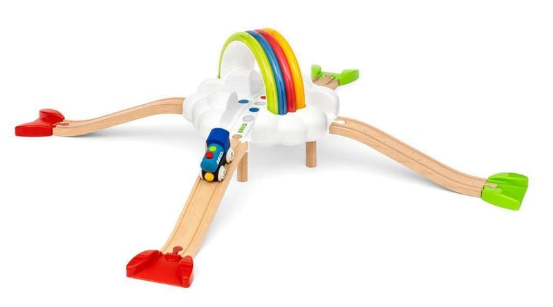 Brio My First Railway Light Up Rainbow Set - Interactive Learning Toy | FSC-Certified Materials | Child-Friendly Design | Safety Tested | Age-Appropriate Play - Image 2