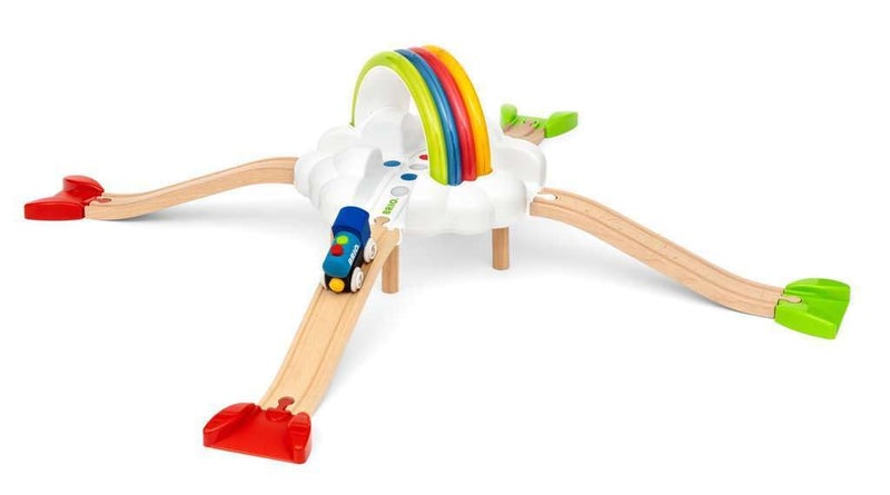 Brio My First Railway Light Up Rainbow Set - Interactive Learning Toy | FSC-Certified Materials | Child-Friendly Design | Safety Tested | Age-Appropriate Play - Image 3