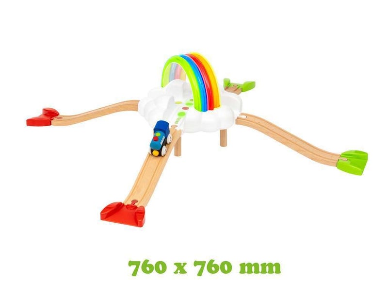 Brio My First Railway Light Up Rainbow Set - Interactive Learning Toy | FSC-Certified Materials | Child-Friendly Design | Safety Tested | Age-Appropriate Play - Image 4