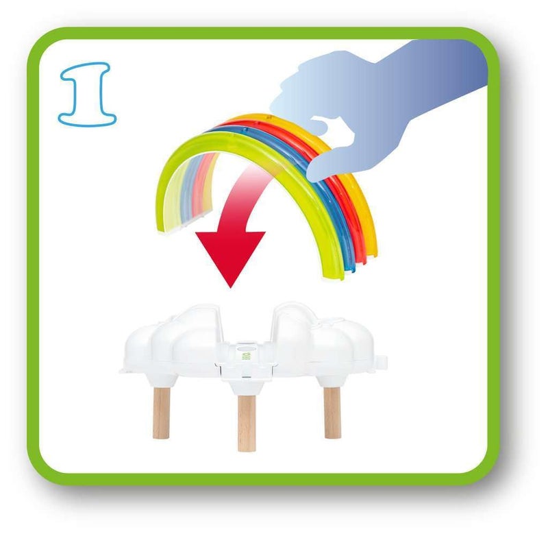 Brio My First Railway Light Up Rainbow Set - Interactive Learning Toy | FSC-Certified Materials | Child-Friendly Design | Safety Tested | Age-Appropriate Play - Image 5