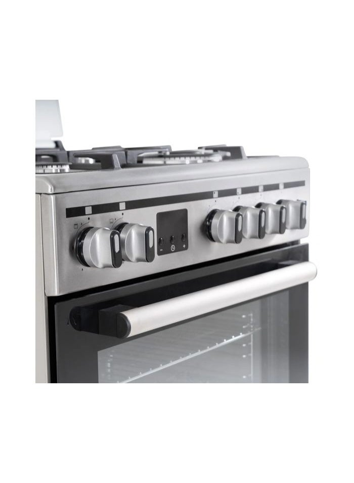 Terim TERFC66ST, 60 cm Cooking range with Convection Fan, Cast Iron Pan Supports, Digital Display, Self-Cleaning, Automatic Ignition, Made in Turkey, - Image 2