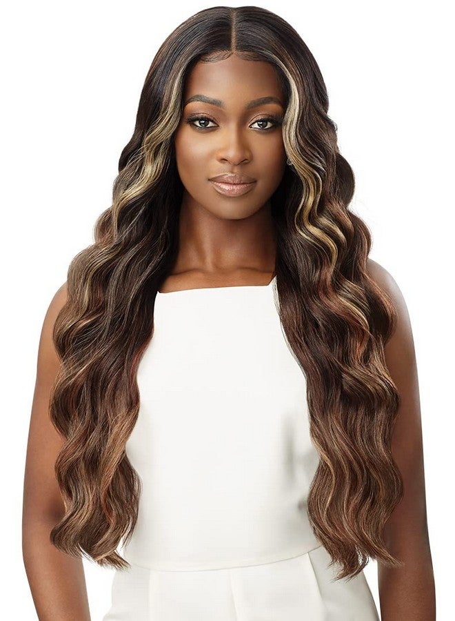 Outre Sleeklay Part Hd Lace Front Wig Larissa (Drff2Ginger Brown) - Image 1