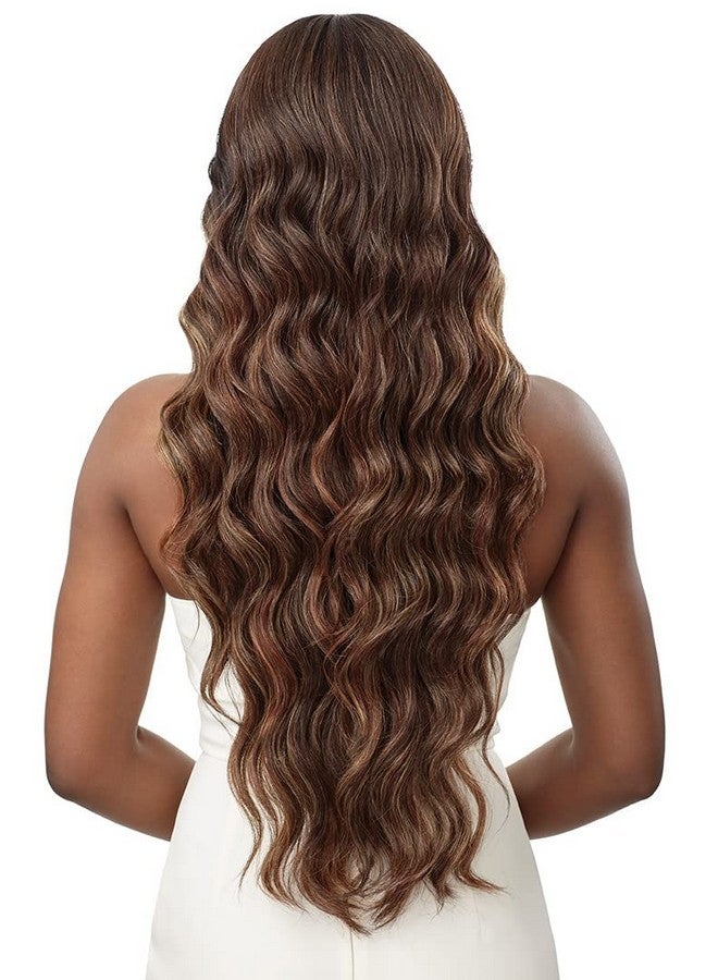 Outre Sleeklay Part Hd Lace Front Wig Larissa (Drff2Ginger Brown) - Image 5