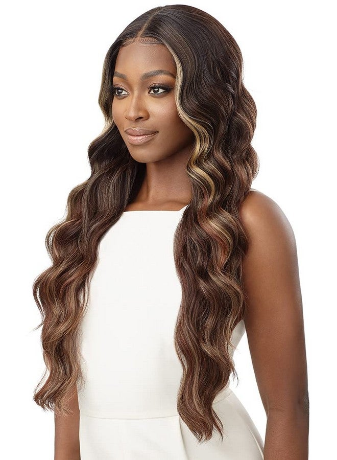 Outre Sleeklay Part Hd Lace Front Wig Larissa (Drff2Ginger Brown) - Image 4