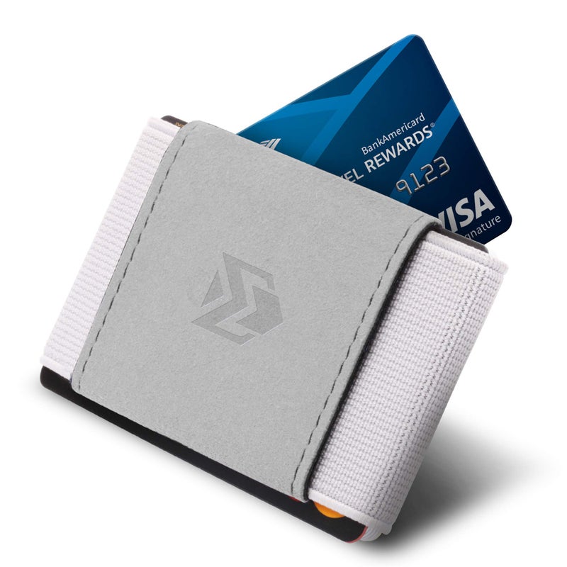 VBAX Elastic Wallet for Men & Women â€“ Slim Minimalist Front Pocket Credit Card Holder, Stretch Fabric Design Fits 10 Cards & Cash â€“ Compact Everyday Carry Wallet for Travel & Daily Use - Image 1