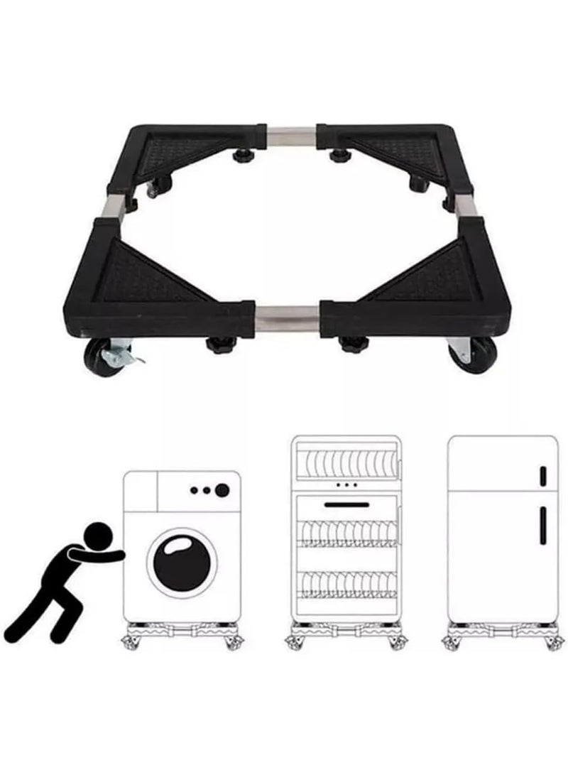 Adjustable Mobile Base for Washer & Refrigerator – Heavy-Duty Appliance Stand with Wheels – Supports up to 138kg - Image 2