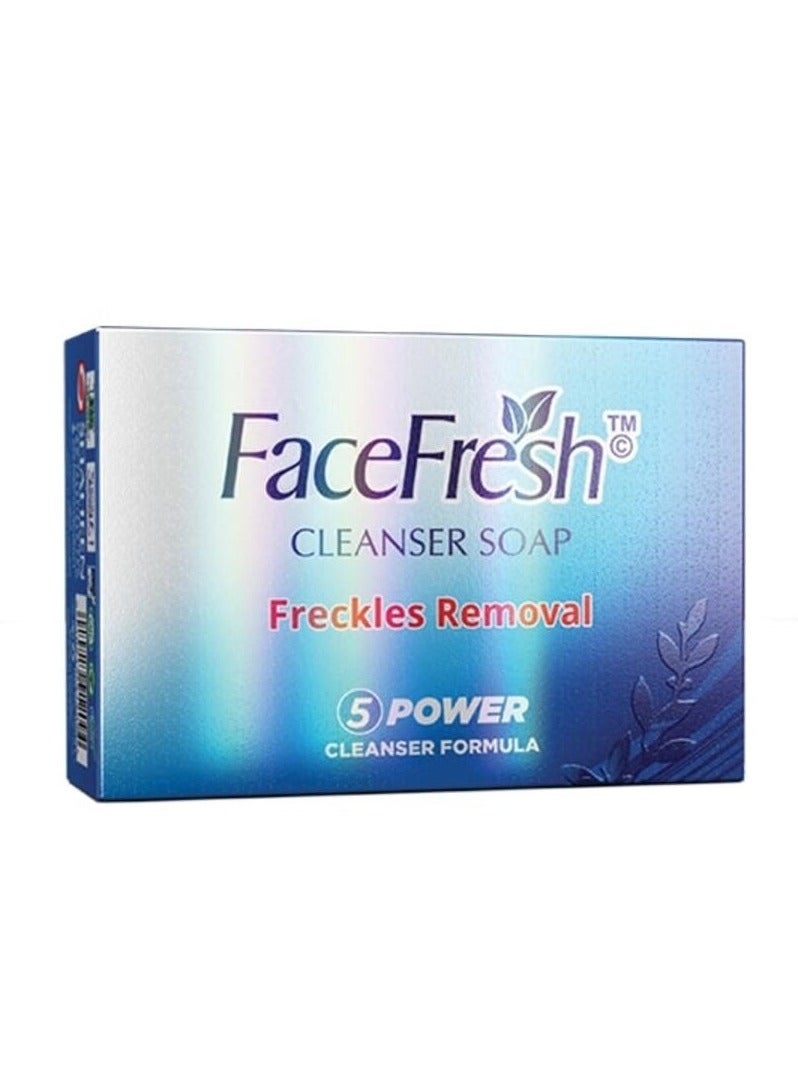 Face Fresh Bacteria Protection Cleanser Soap - Reduces Risk of Skin Infections & Skin Cancer, Cleanser Soap for All Skin Types 100g - Image 1