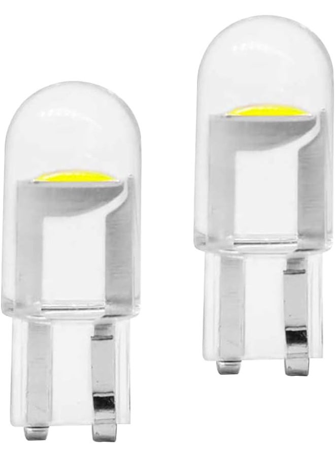 T10 W5W LED Bulbs (2 Pcs) - Ultra Bright White Interior & Exterior Car Lights | 1W Energy Saving Replacement for License Plate, Dome, Map, & Parking Lights - Image 1