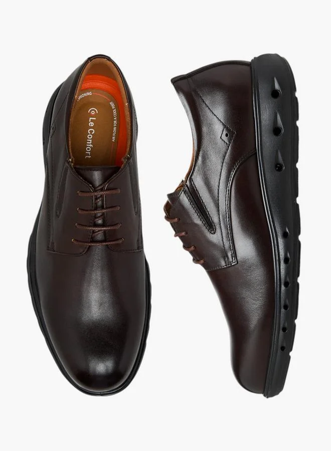 Le Confort Solid Lace-Up Derby Shoes