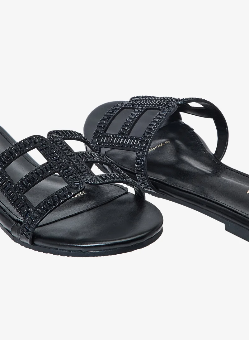 Khizana diamante flat sandal