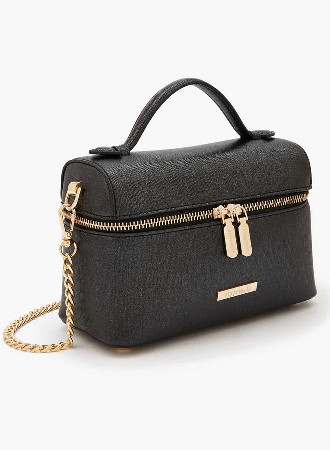 بيبرمنت Textured Crossbody Bag With Detachable Strap