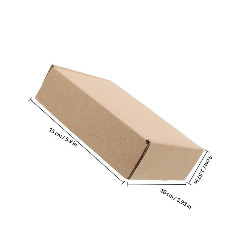 20 Pack Small Corrugated Cardboard Shipping Boxes E Flute 15x10x4cm For Packaging Moving Storage - Image 3