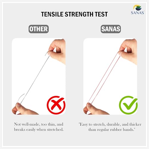 Sanas Rubber Bands For Packing (100Gm) Bright Neon Colors Elastic Hair Ties Office Stationery Items Unique High Stretch Eco-Friendly Nylon Rubber Band For Hair Colourful Rubberbands (100Gm) Multicolour - Image 4