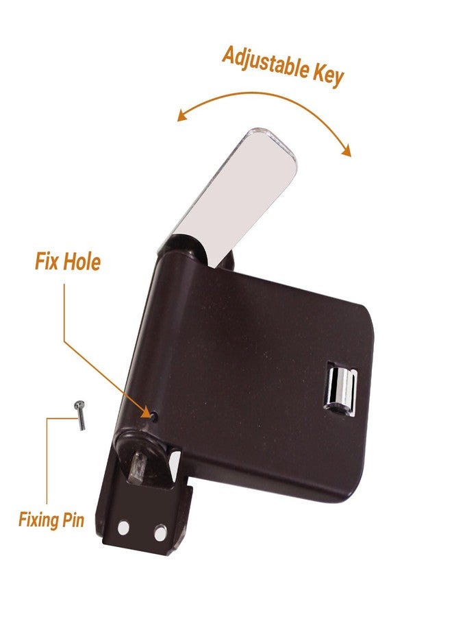 Hyderon Helix Door Closer, Spring Action Type, Door Closer for Wooden Door, for Residential/Commercial Purpose for Light Weight & PVC Door (Brown) - Image 4