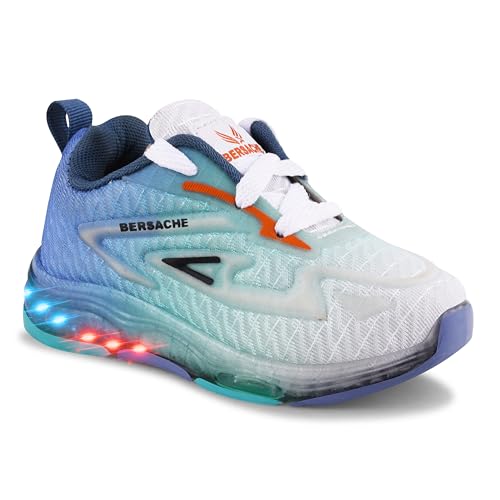 BERSACHE Premium LED Light, Trending Stylish Shoes for boys and girls-Blue - Image 5