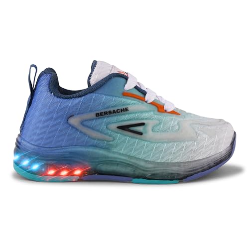 BERSACHE Premium LED Light, Trending Stylish Shoes for boys and girls-Blue - Image 3