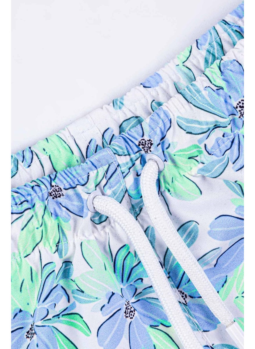 Gold Class Kidswear Boy's Floral Patterned Swim Shorts  - Image 3