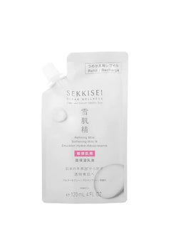 Sekkisei SEKKISEI CLEAR WELLNESS Softening Milk N REFILL Pouch Lightweight Facial Emulsion for Sensitive Skin 4 Ounce 