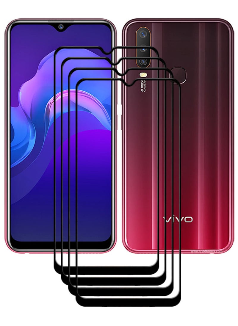 ACLIX 4 Pieces Antistatic ESD Dustproof Premium Quality High Definition Tempered Glass Screen Protector Designed For vivo Y12 - Image 1