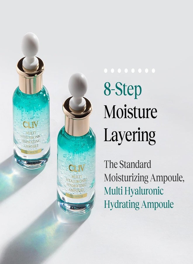 CLIV Multi Hyaluronic Hydrating Ampoule 30ml / 1.01 fl oz - Korean Skincare Nourishing Serum with 85% Hyaluronic Acid, 8-Layer Hydration Technology, Ceramides & Panthenol for Deep Moisture Care - Image 2