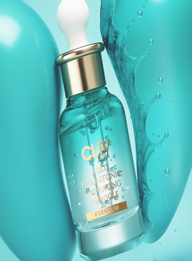 CLIV Multi Hyaluronic Hydrating Ampoule 30ml / 1.01 fl oz - Korean Skincare Nourishing Serum with 85% Hyaluronic Acid, 8-Layer Hydration Technology, Ceramides & Panthenol for Deep Moisture Care - Image 3