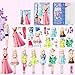 Daniel Axel Magnetic Dress Up Paper DollMagnet Princess Dress Up Dolls for Girls Ages 47 KidsTravel Activities Road Trip Car Ride Interactive Learning Created Imagine Set Birthday Gift - Image 3