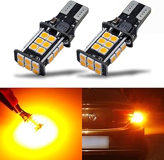 iBrightstar Newest Extremely Bright 3030 Chipsets T15 912 W16W 921 LED Bulbs for Turn Signal Blinker Side Marker - Image 1
