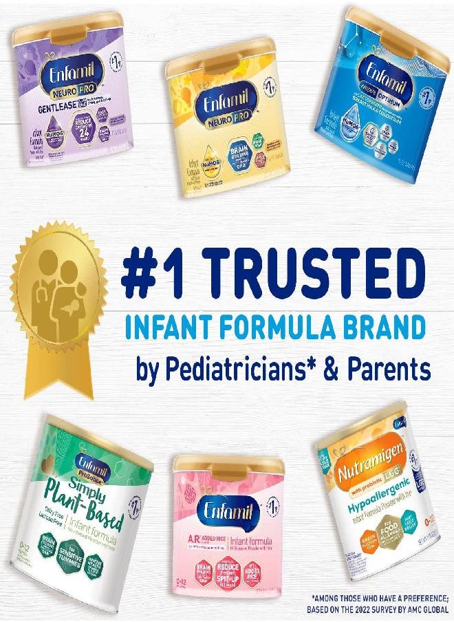 Enfamil - Plant based Lactose-free Baby Formula,Ready-to-Feed Bottles, Enfamil ProSobee for Sensitive Tummies, Soy-based, Plant Sourced Protein, Lactose-free, Milk free ,32 Fl Oz (Pack of 4) - Image 1
