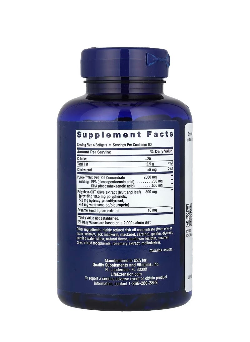 لايف إكستنشن سوبر أوميجا 3، 240 كبسولة هلامية - Image 2