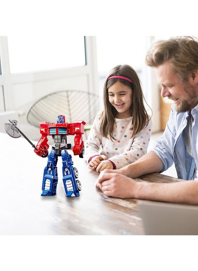 GROIC Deformation Robot Toy, Deformed Car Robot Toys, Action Figure Deformation Car Model, Portable Alloy Deformation Robot Toys Gift for Kids-Optimus Prime  - Image 4