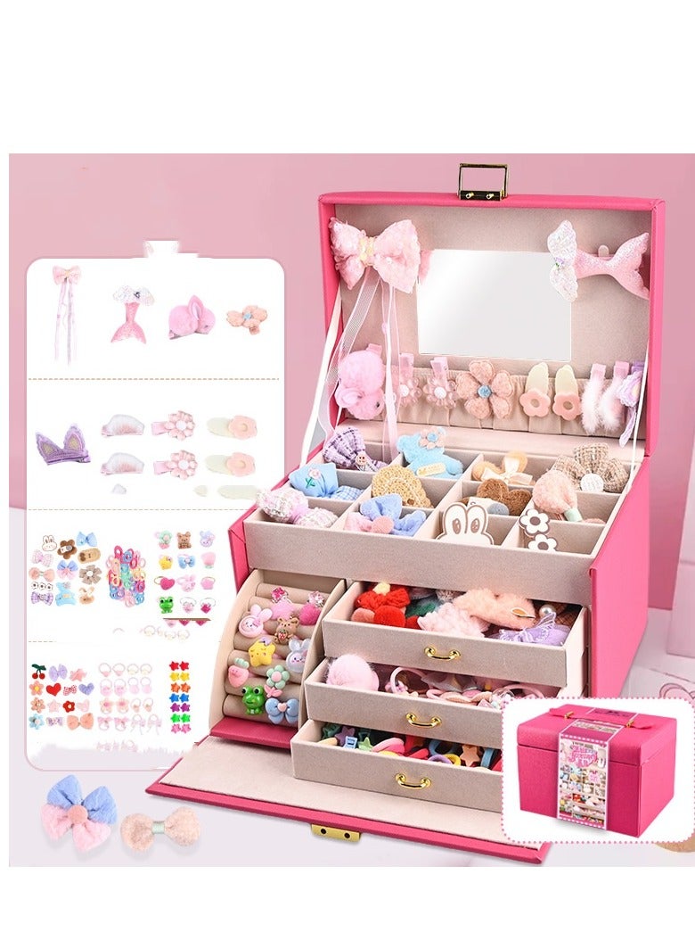 Girl Hair Clip Hair Rope Combination Princess Cute Hair Accessories Set Gift Box - Image 1